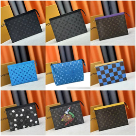 Louis Vuitton LV Damier Check Clutch-4703  